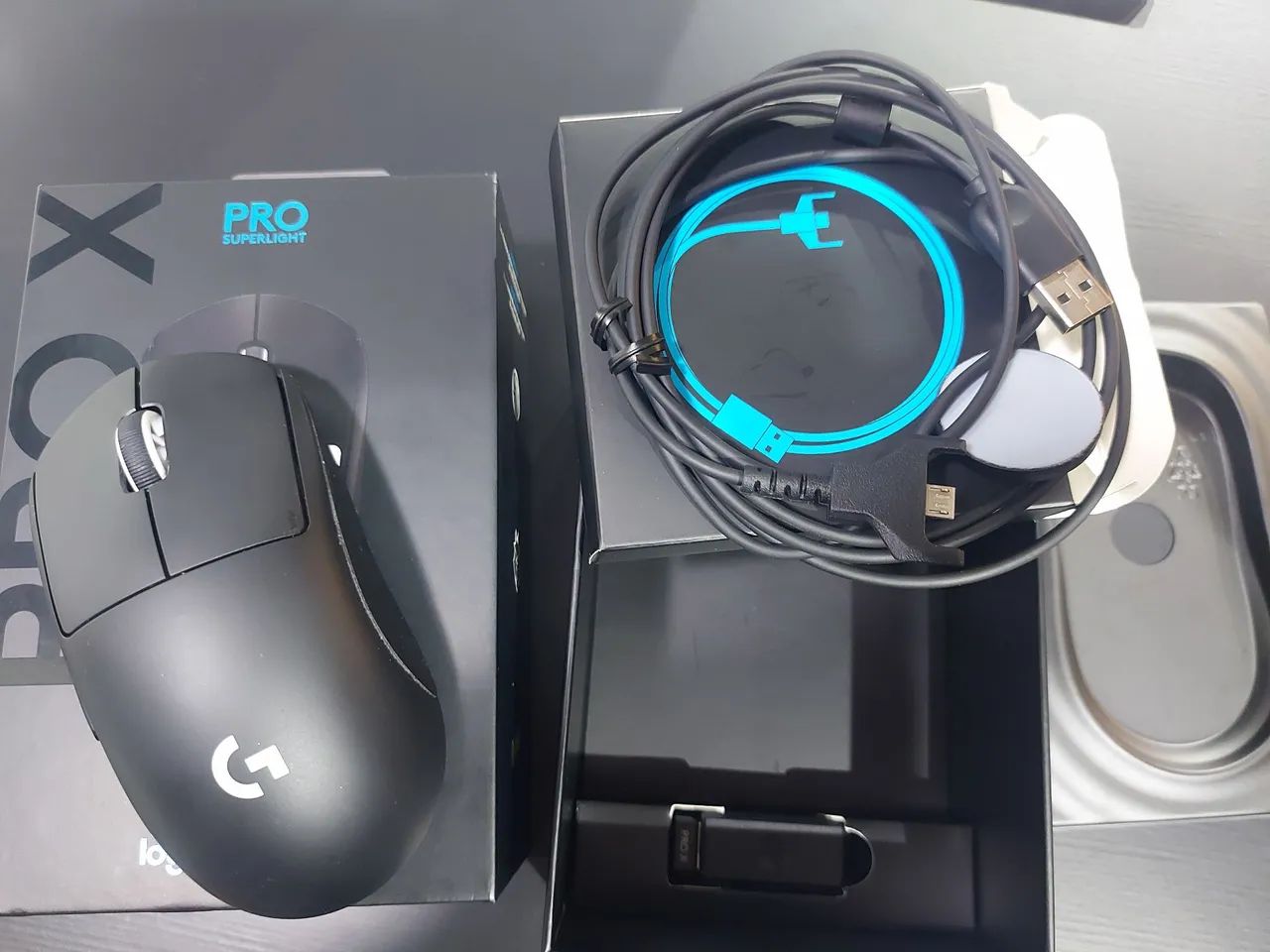 Mouse gamer sem fio Logitech G Pro X - Foto 4
