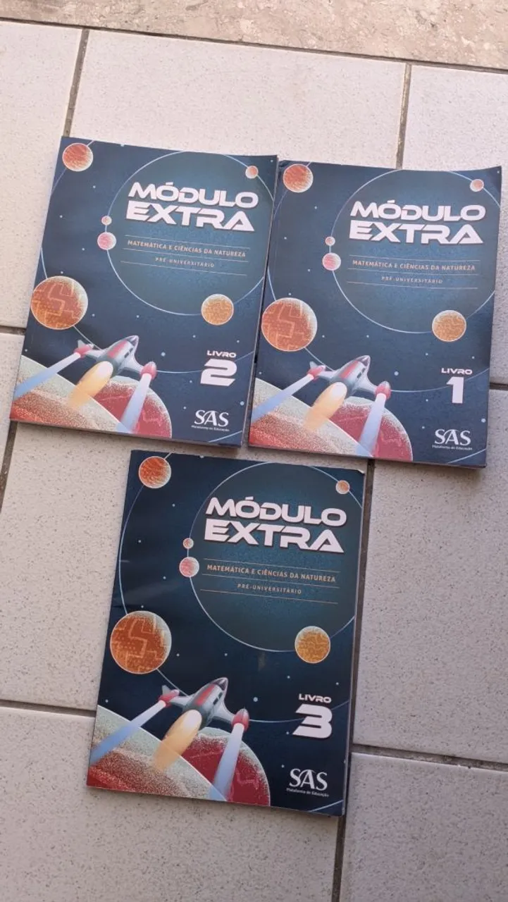 Módulo Extra - Matemática e Ciências da Natureza - Livros 1, 2 e 3