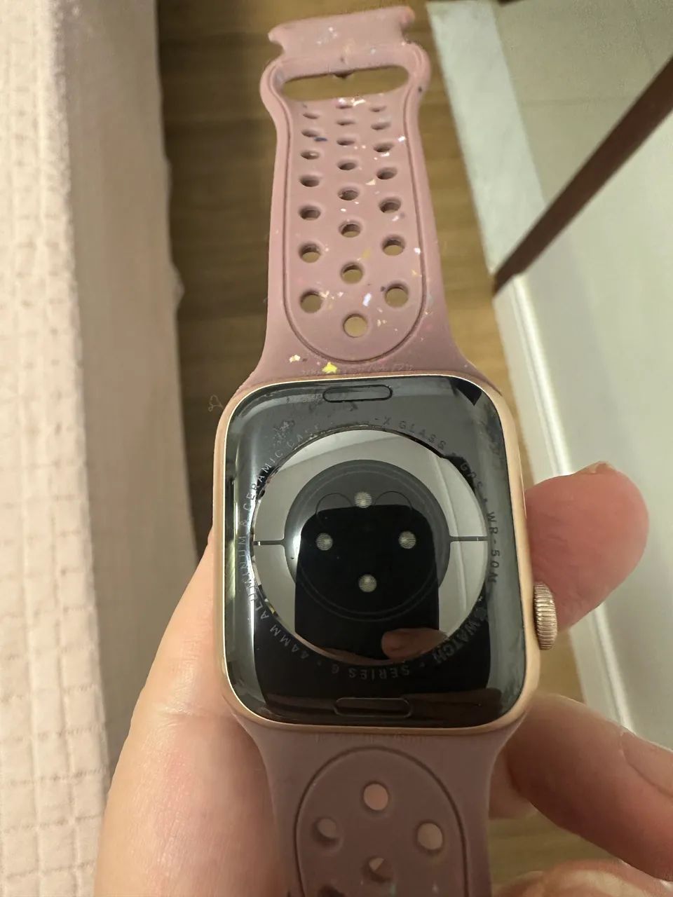 Apple Watch série rose gold 44mm Smartwatches Jardim Íris