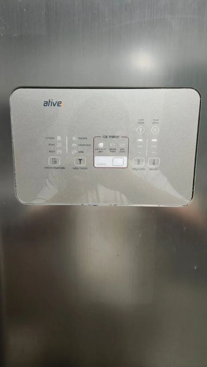 Geladeira Brastemp Frost Free Side Inverse 3 Portas 554 litros cor Inox - Foto 2