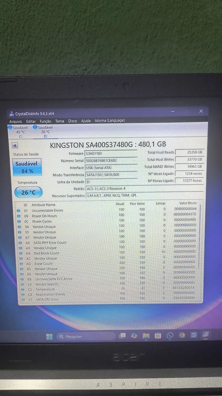 SSD KINGSTON 480GB64208796583043123