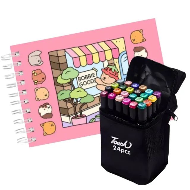 Kit Canetinhas e Livro de colorir431116719626004482