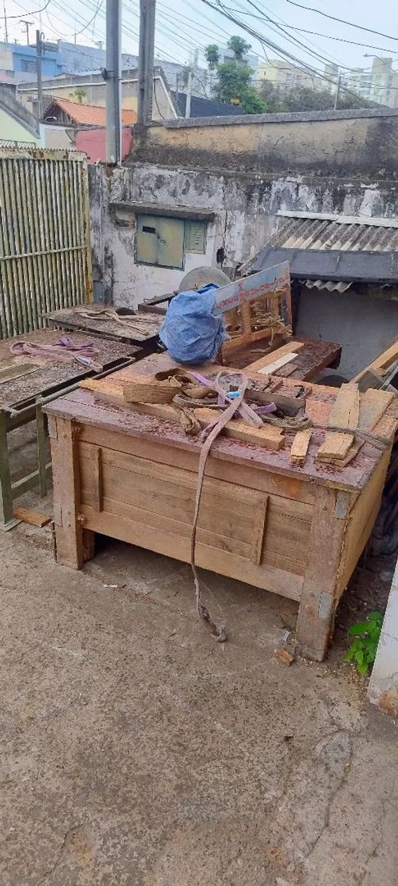 Lote 5 serras circulares bancada máquinas para marcenaria LEIA O ANÚNCIO  - Foto 2