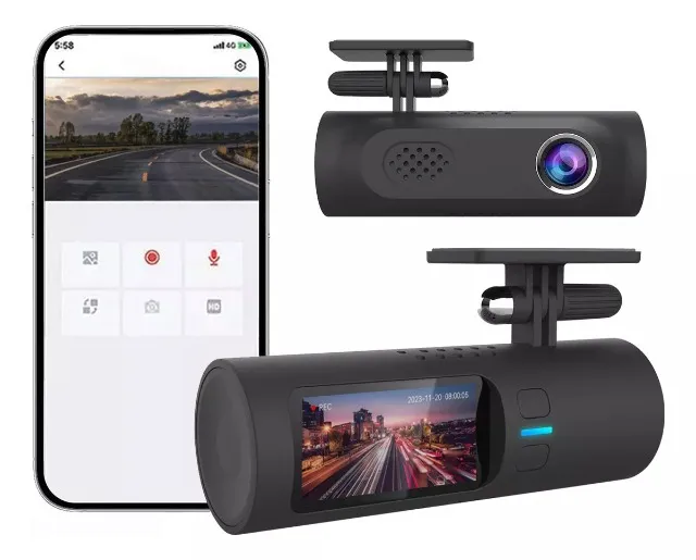 Camera Veicular Carro Alta Definição 2k Dash Cam Wifi