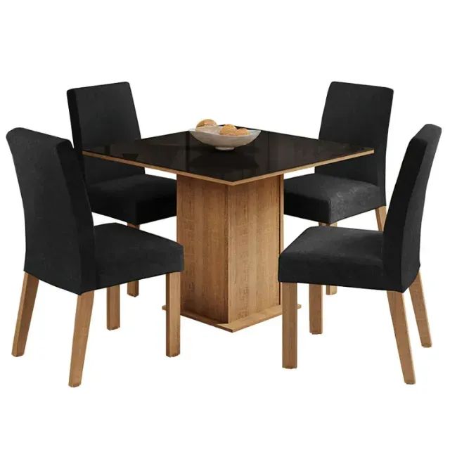 Mesa De Jantar Com 4 Cadeiras - Foto 2