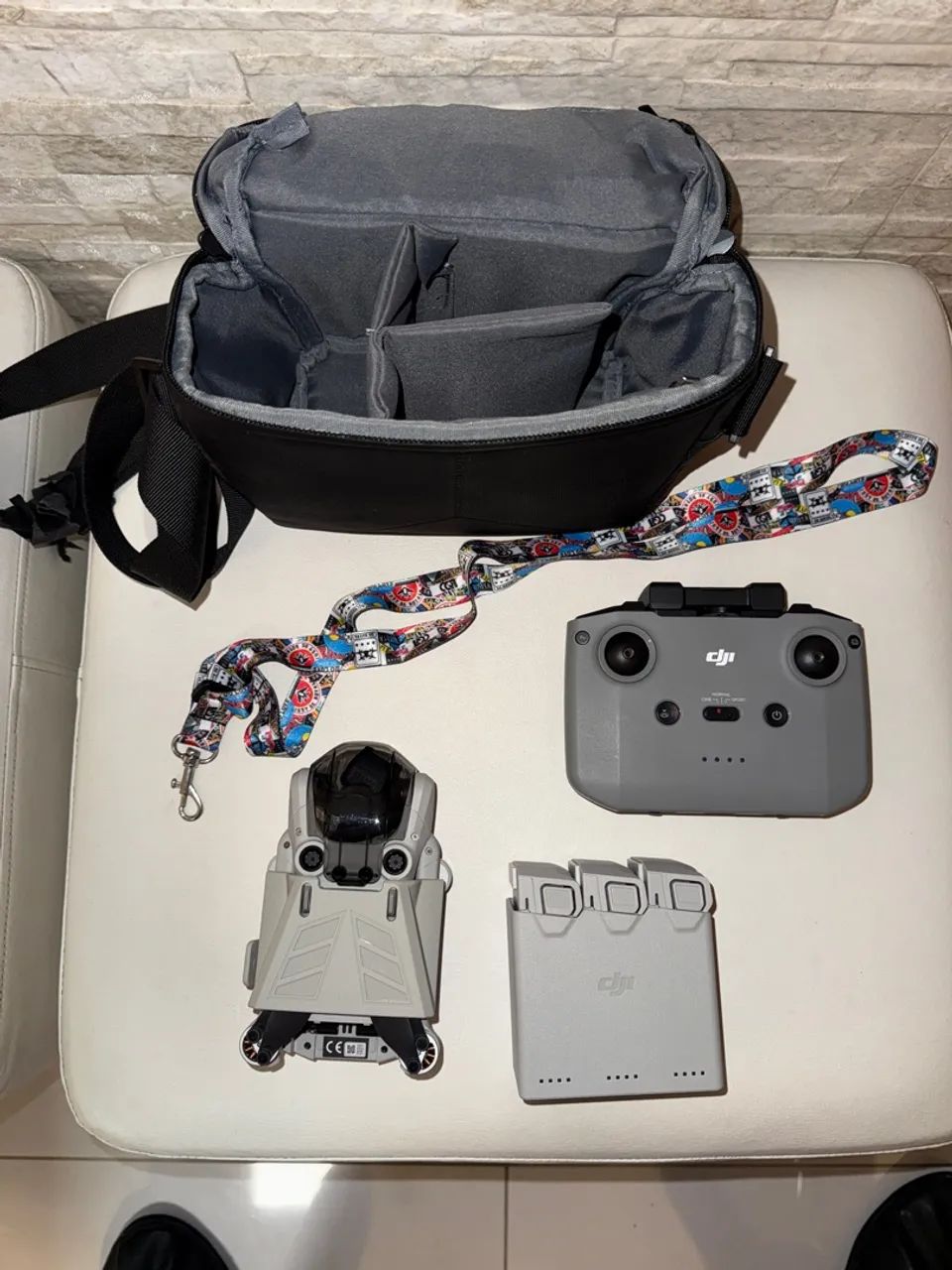 Drone DJI mini 3 Pro com Kit Fly More POUQUÍSSIMO USO - Foto 6