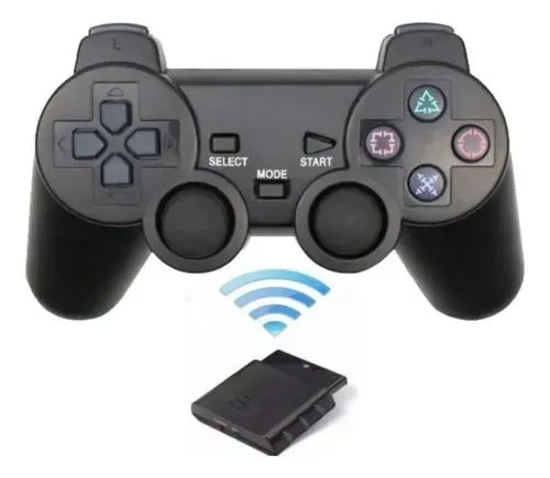 Controle Para Ps1 Ps2 Joystick Sem Fio Plug And Play