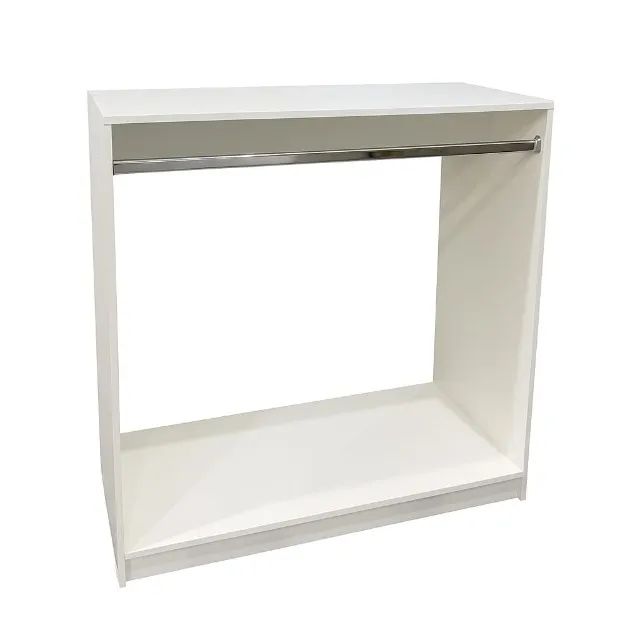 BALCÃO CENTRAL COM 2 ARARAS PARA LOJA DE ROUPA