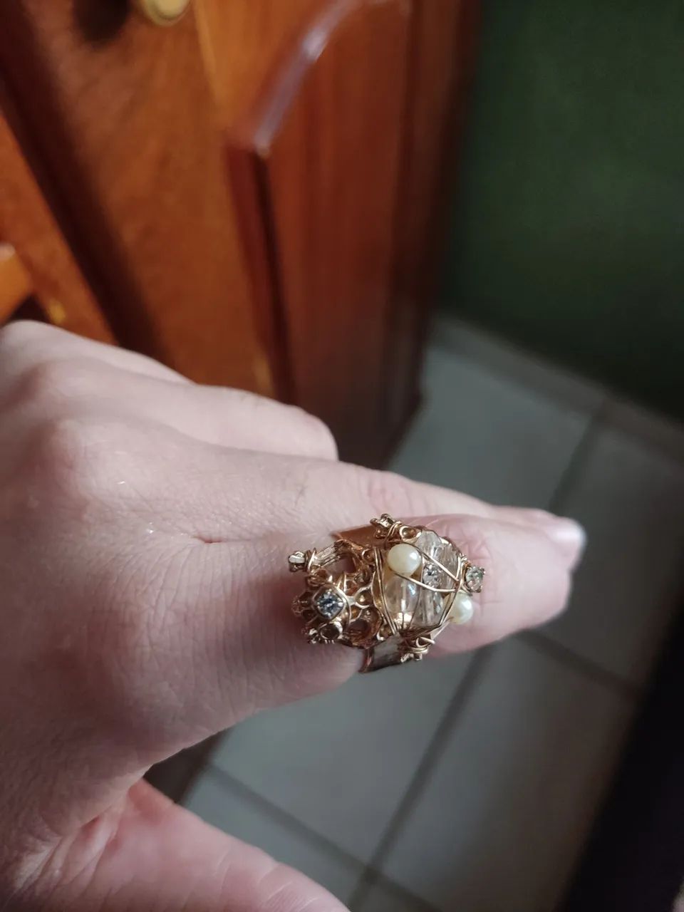 Semijoia anel e brincos - Foto 4