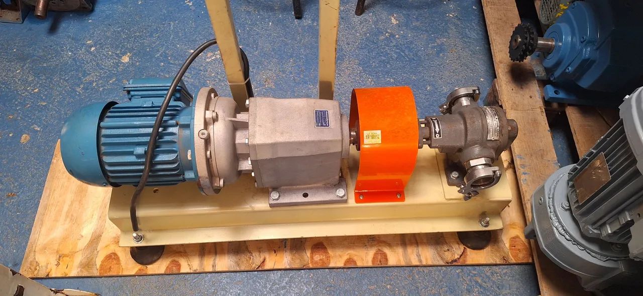 Bomba de engrenagem 1.5 cv com redutor 1/43. - Foto 4