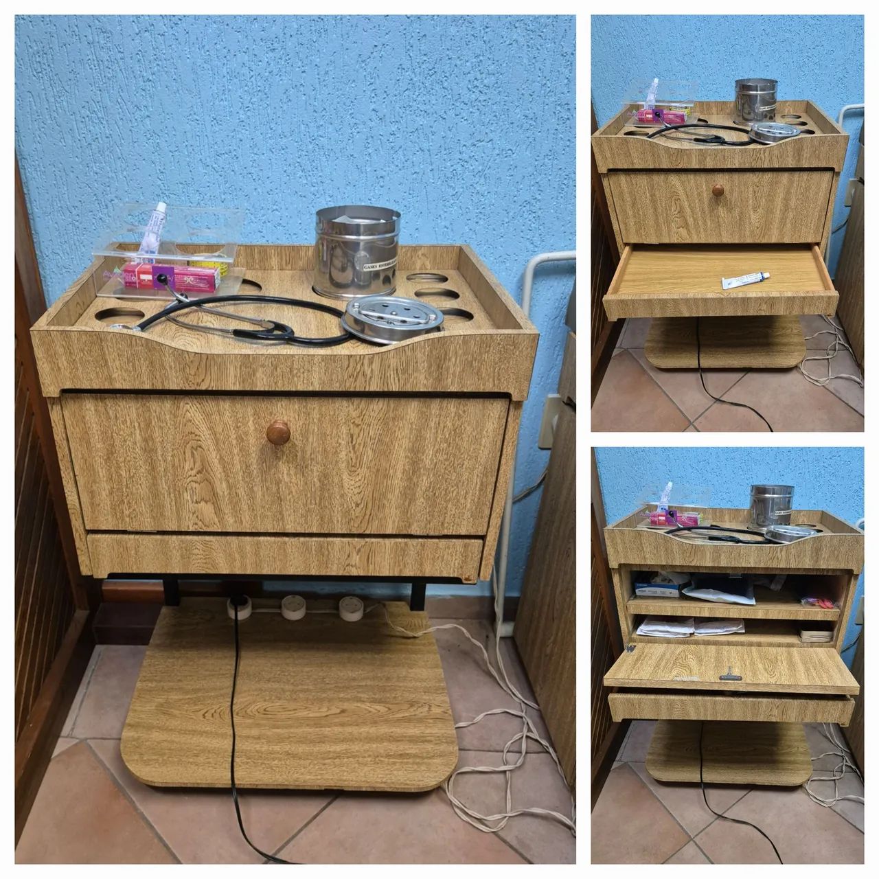 Mesa de Exame Médico + acessórios  - Foto 4
