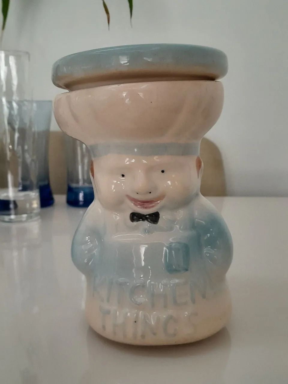 Açucareiro chef de cozinha antigo 