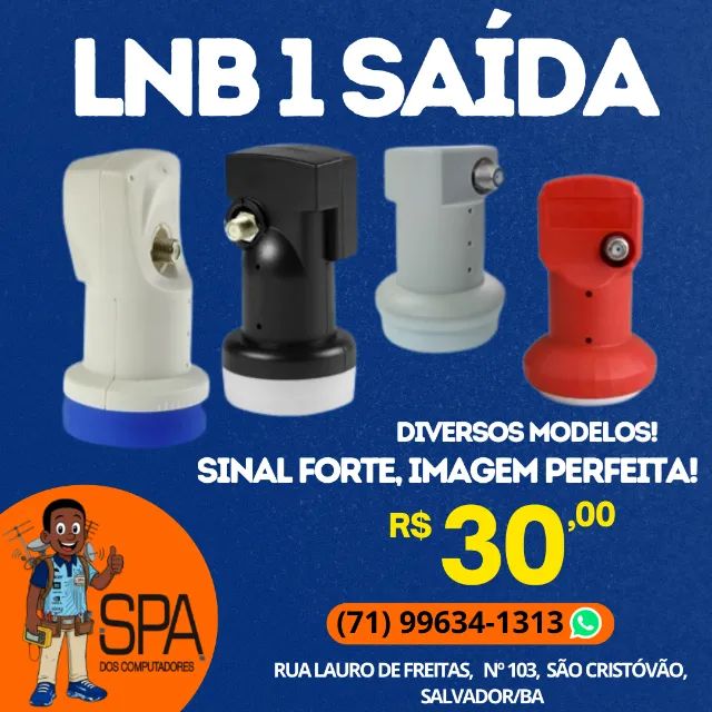 Lnb 1 saída Simples Universal