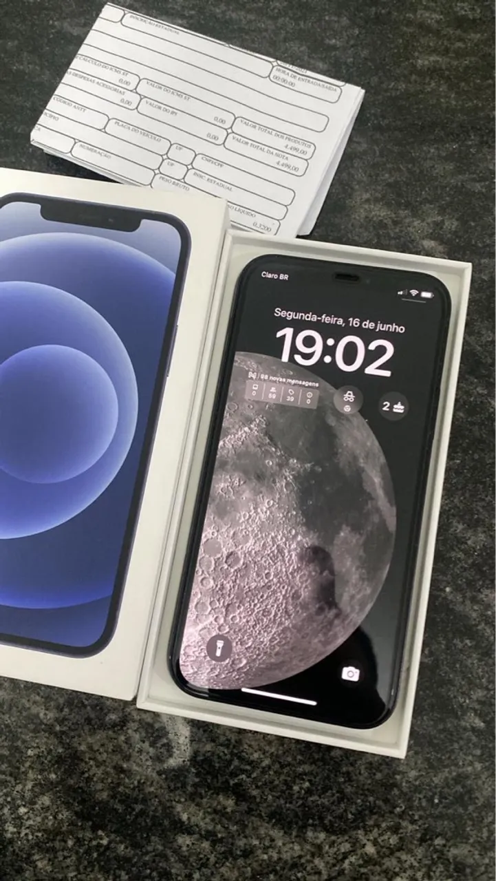 Iphone 12 64 gb zerado NÃO É VITRINE