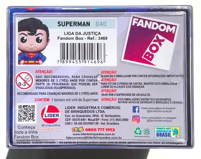 Boneco Fandom Box Superman - Liga Da Justiça Original - Foto 2