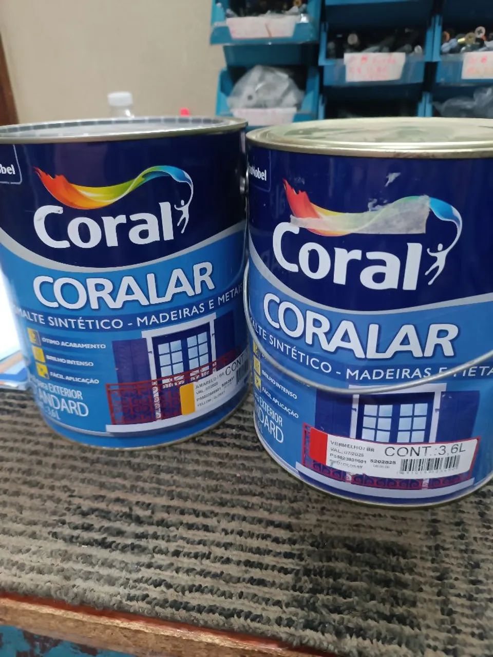 Tinta esmalte Coral Coralar 3,6 litros. - Foto 5