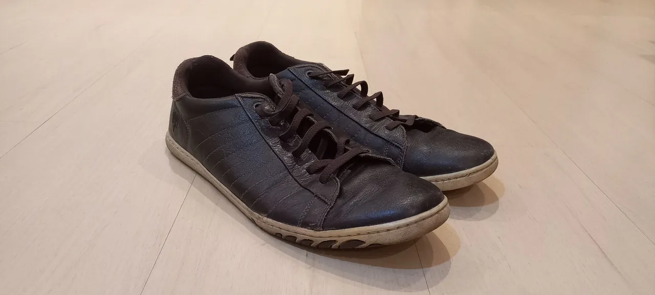 Tênis Casual Couro Marrom