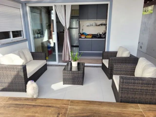 Conjunto de Sofa Quadrado em Fibra Sintetica  - Foto 2