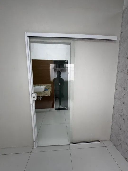 Porta de correr para escritório - vidro temperado 2,10 x 0,70 número : * - Foto 3