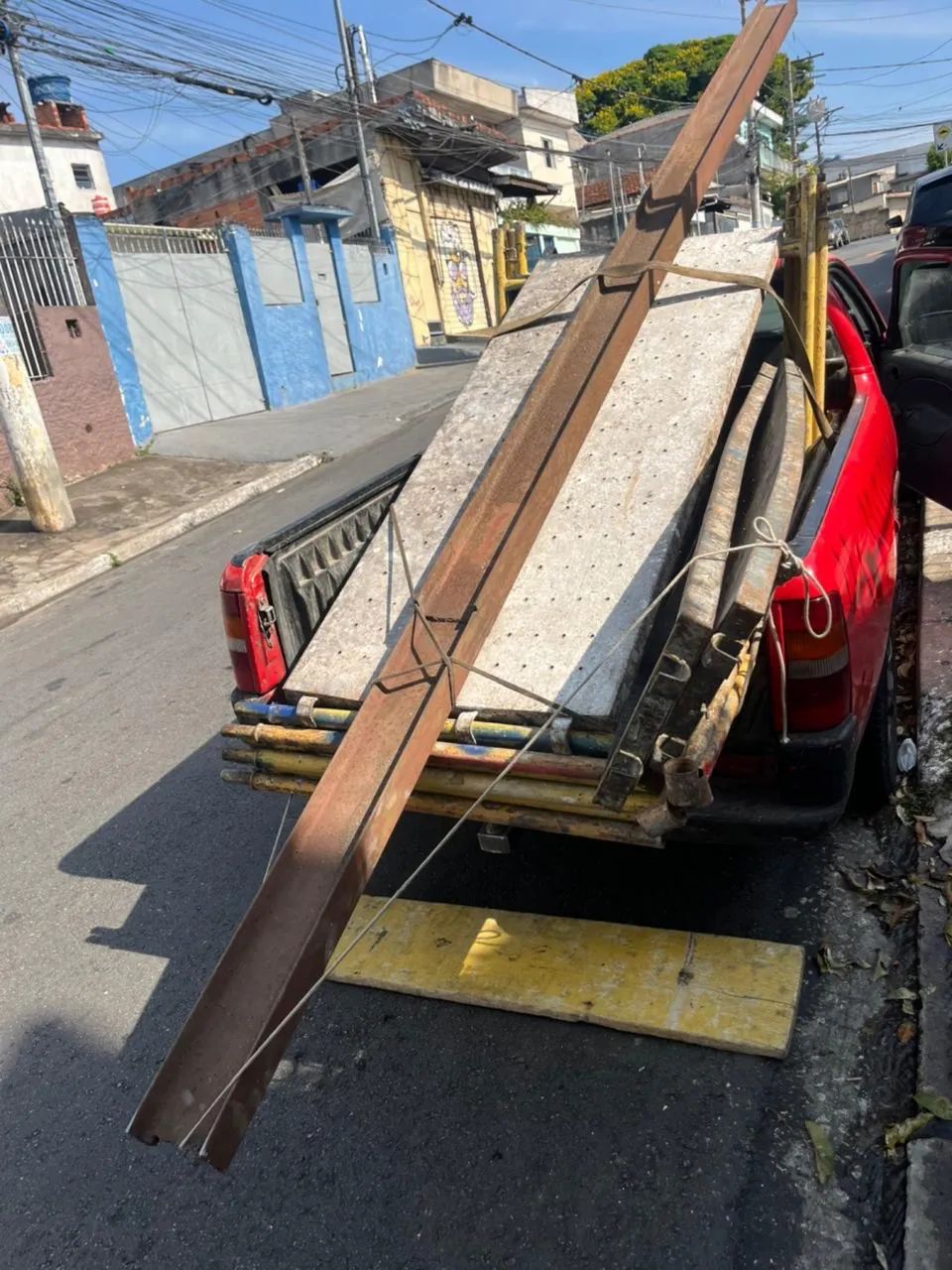 Viga H 4,95mts x 15,5x 10 centímetros de ferro  usada fotos reais aceito oferta 