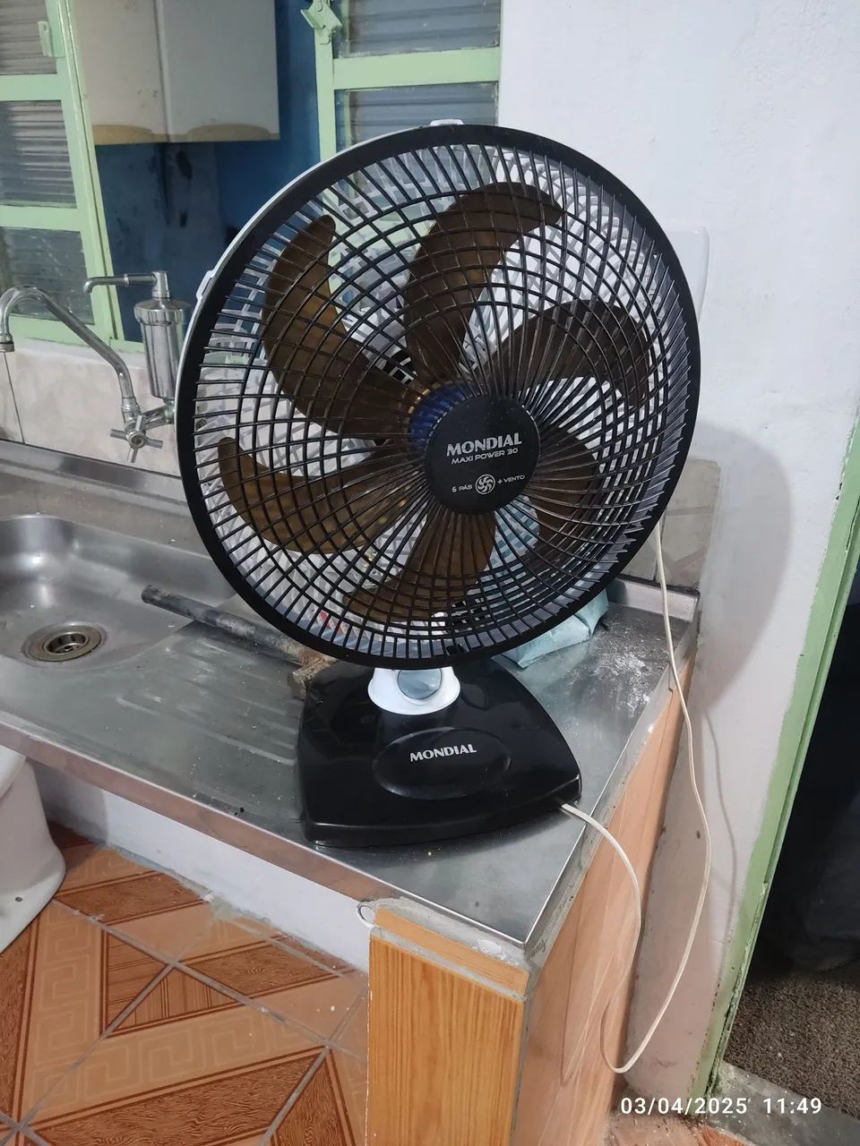 Ventilador de Mesa Mondial 110 volts forte 30 centímetros Votorantim  - Foto 4