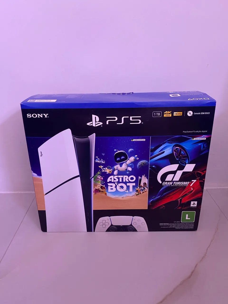Ps5 slim Seminovo na caixa 