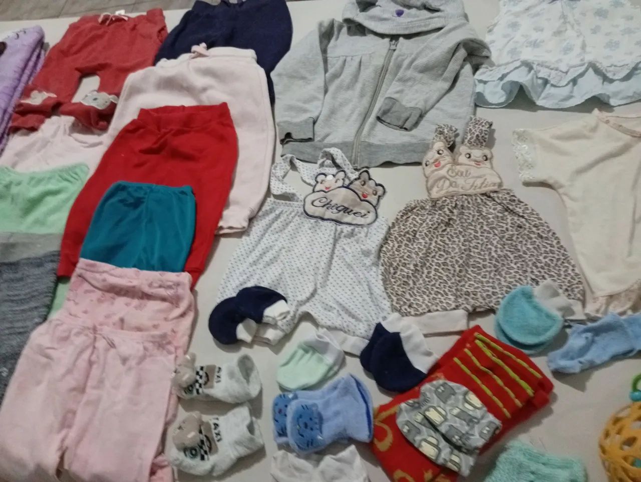 Roupas de bebê feminina 70 peças  - Foto 6