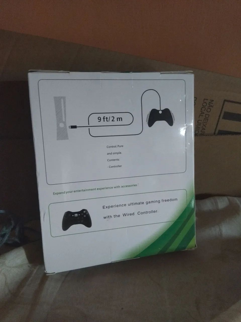 Manete de xbox 360 e pc 2 em 1 nova na caixa - Foto 2