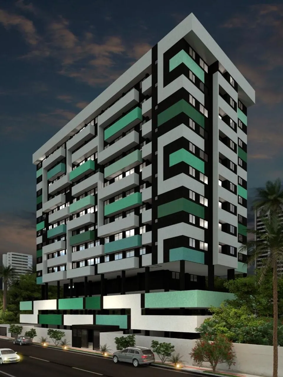 Quarto & Sala de Luxo a 250m da Praia - Lazer Completo e Preço Imbatível!