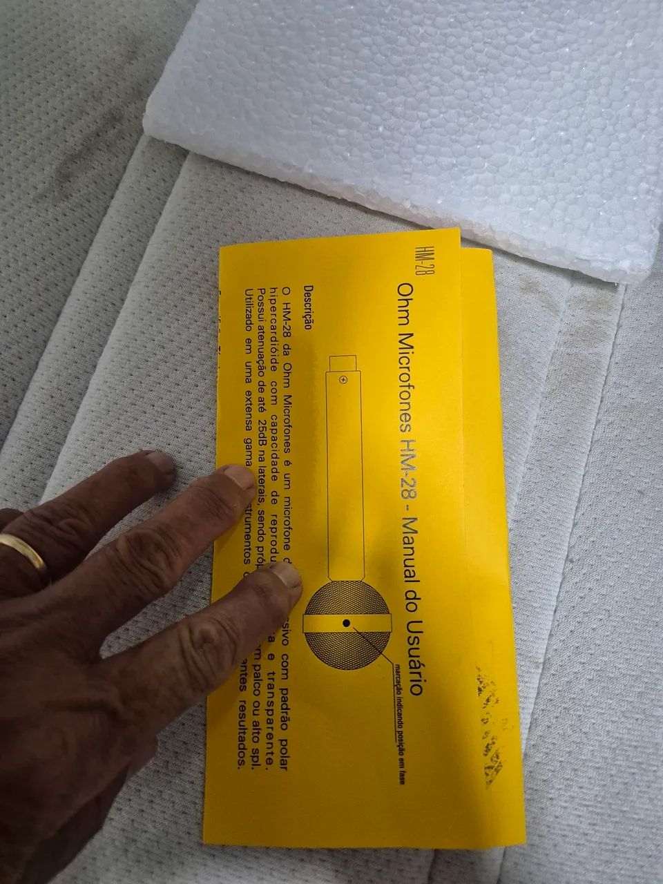 microfone Ohm 28 (ou HM-28)  - Foto 2