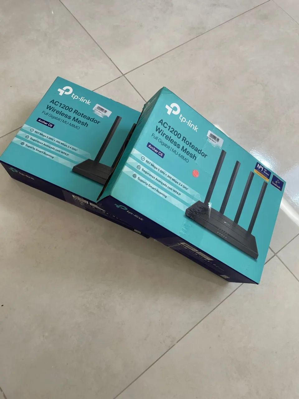 Roteador TP-Link Wi-Fi Gigabit - Novo na Caixa - Foto 3