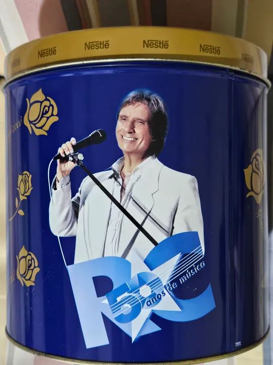 Lata Decorativa Roberto Carlos - 50 Anos de Música