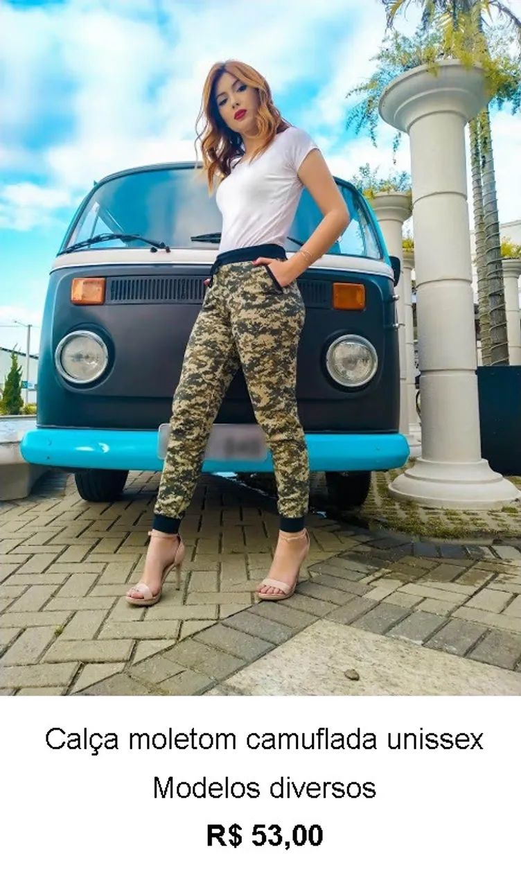 Calça moletom unissex