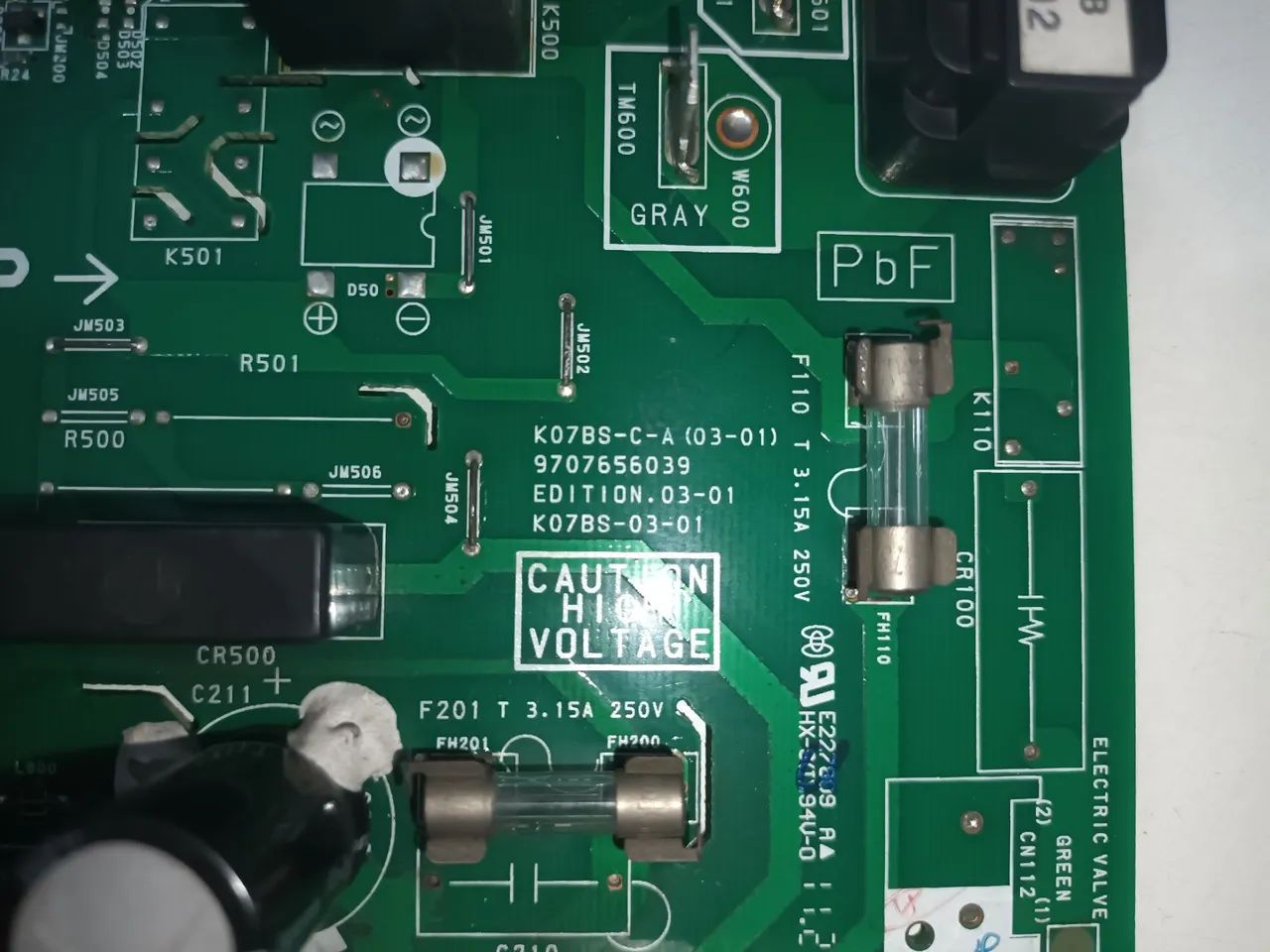 PLACA FUJITSU (K07BS-C-A (03-01)) - Split Inverter - Foto 2