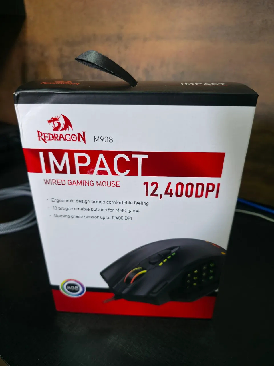 Mouse Gamer Redragon Impact M908