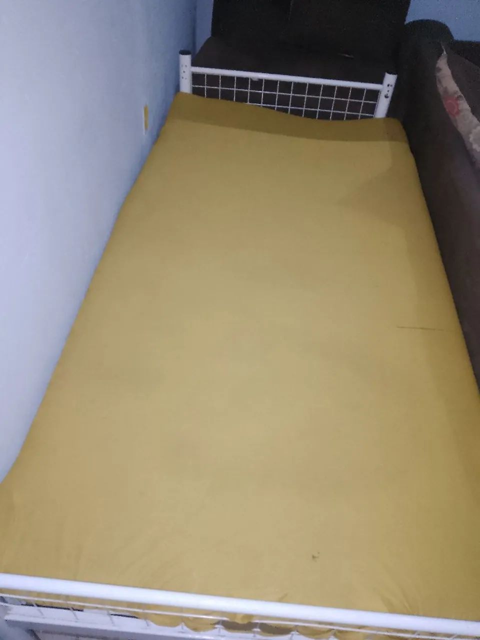 Cama solteiro braço metragem 2mt por 85