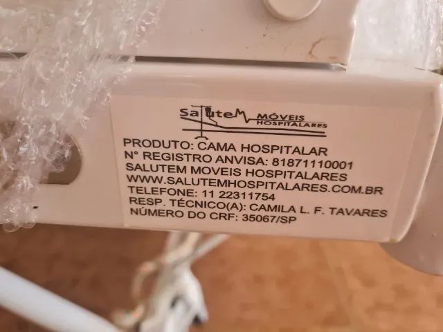 Cama hospitalar 3 manivelas - Foto 4