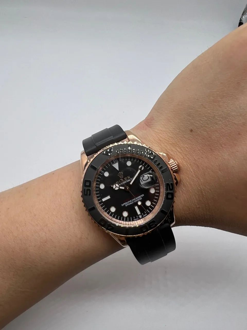 Relógio Rolex Yacht-Master 40mm Rose Gold - Foto 5