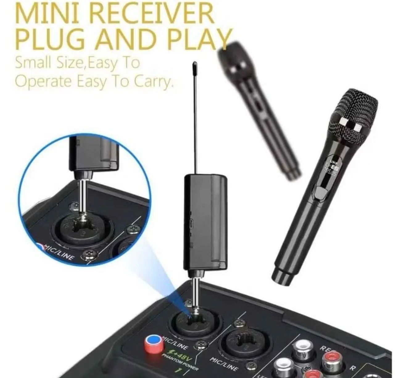 Microfone duplo sem fio linha premium - Foto 3