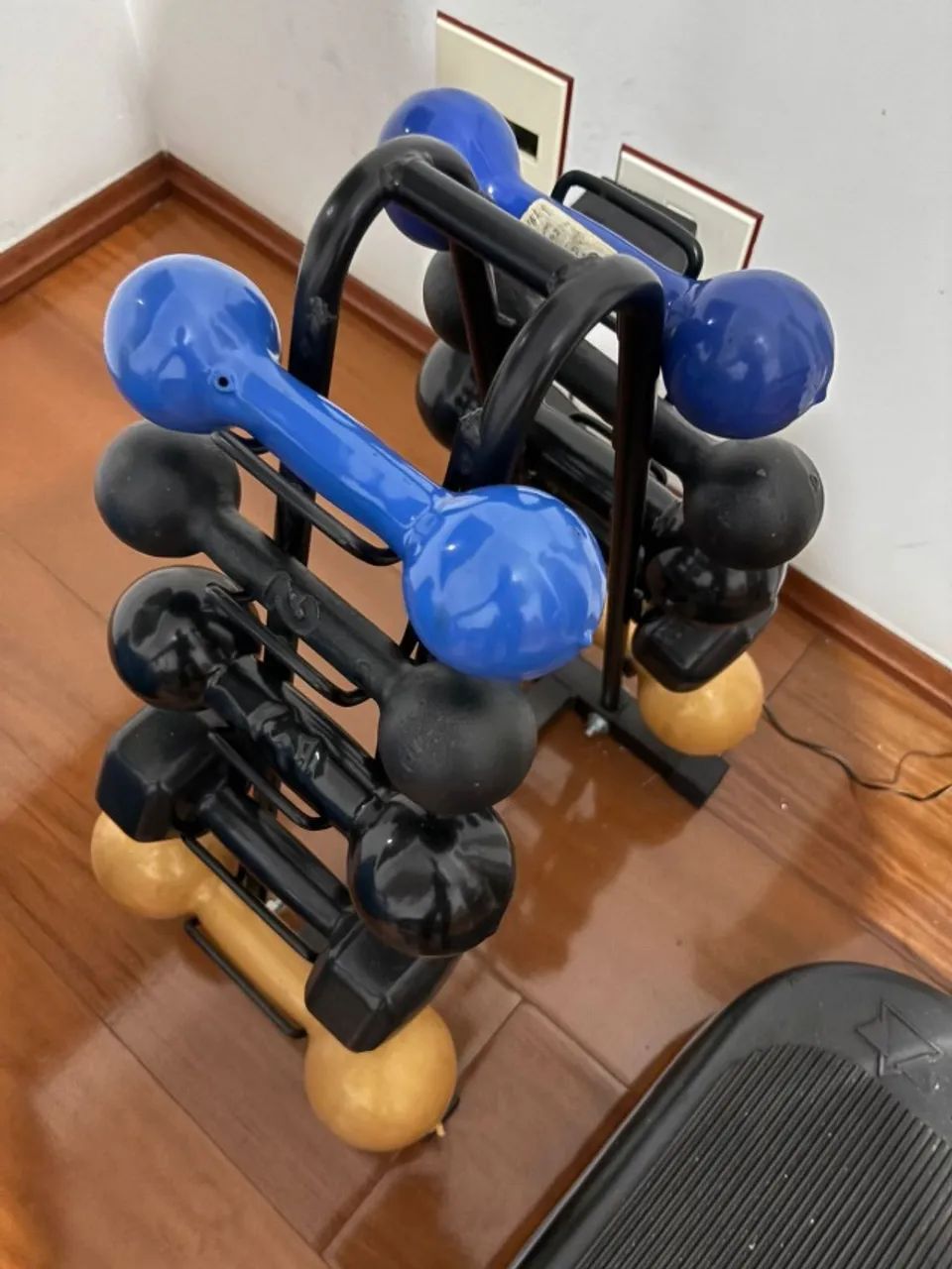 Kit Halteres Bola Emborrachados 1kg Ao 5kg