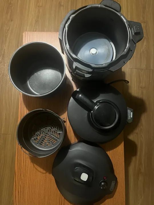 Panela de pressão elétrica e airfryer - Foto 6