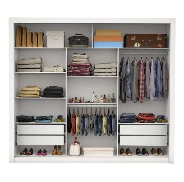 Guarda Roupa Plus c/ Espelho 3 Portas DIVIDIMOS EM ATÉ 10X SEM JUROS - Foto 4