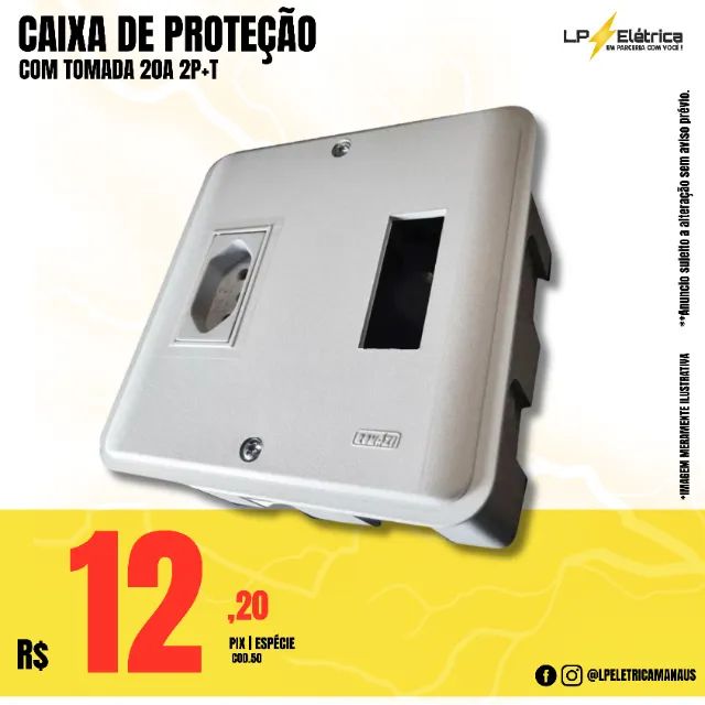Tomadas e Interruptores Novos - Promoção - Foto 4