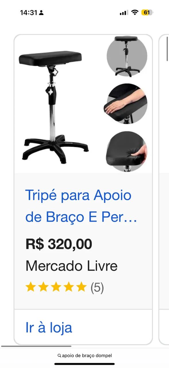 Apoio de braço Dompel - Foto 2