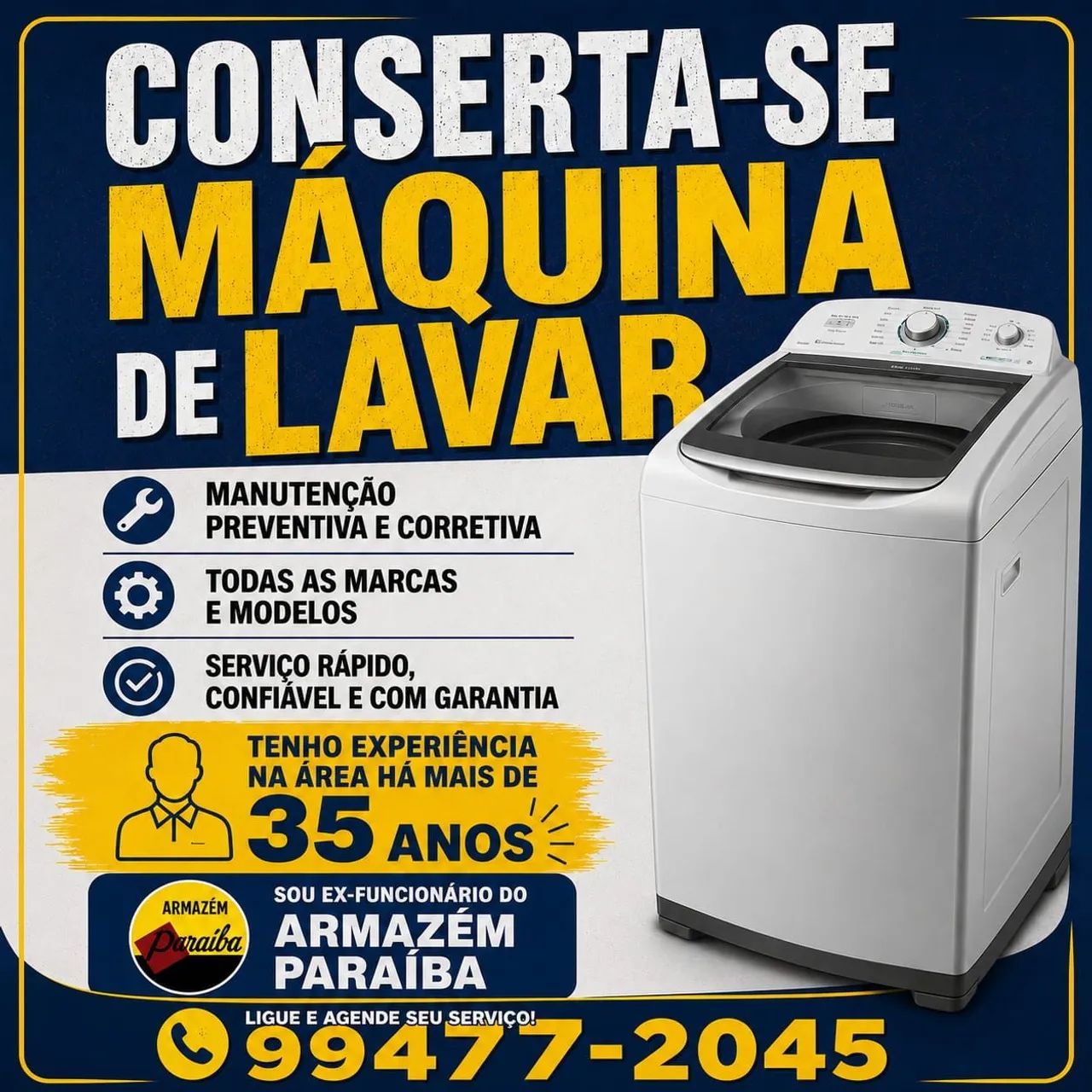 conserta-se máquina de lavar