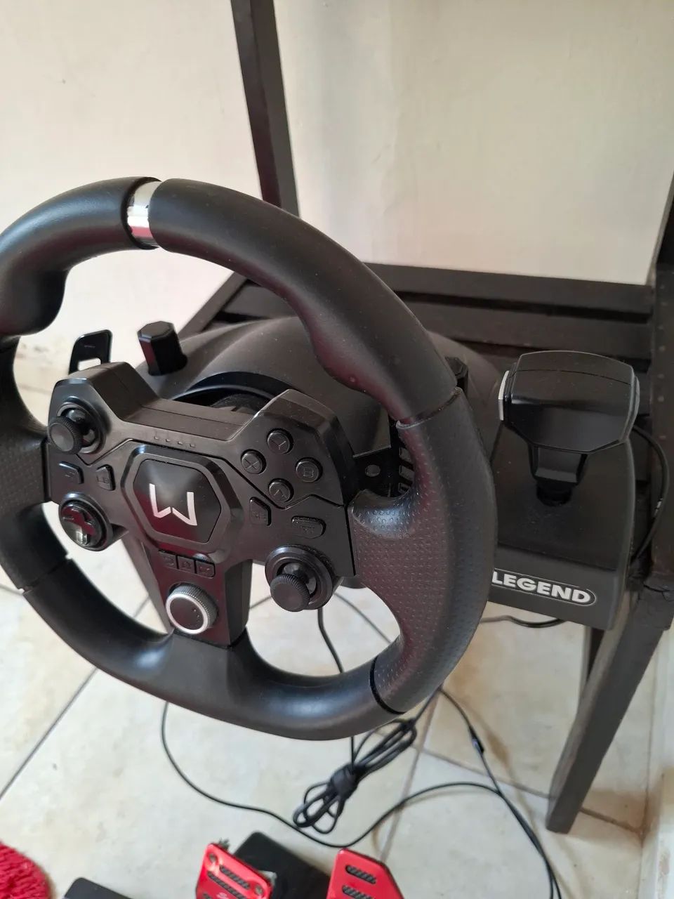 Volante warrior artaxes, com freio de mão para drift - Foto 3