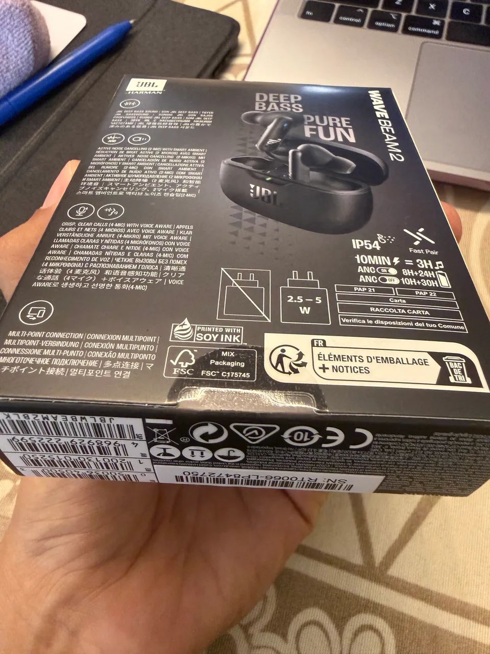 Fone JBL Wave Beam 2 (NOVO - Lacrado) - Foto 2