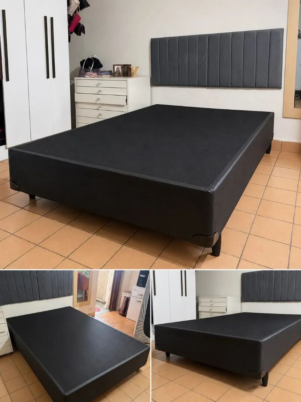 Box viúva 1,28x 1,88 preto