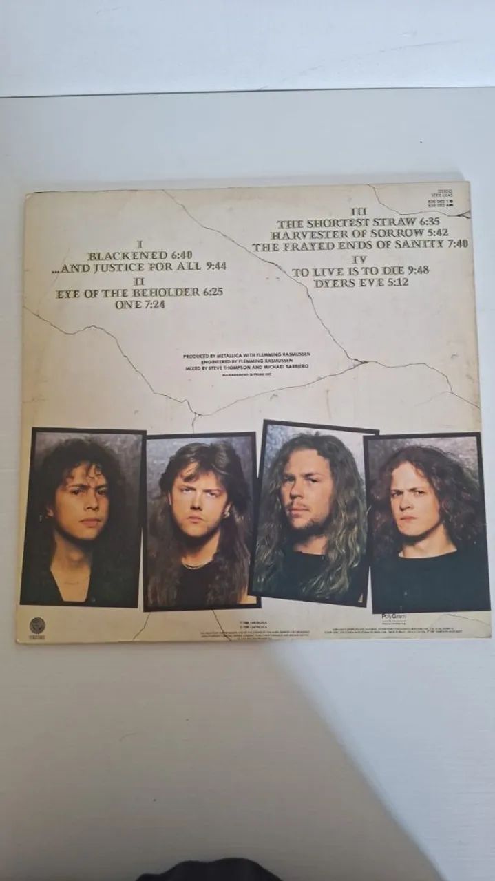 LP Vinil Duplo - And Justice For All - Metallica - Foto 2