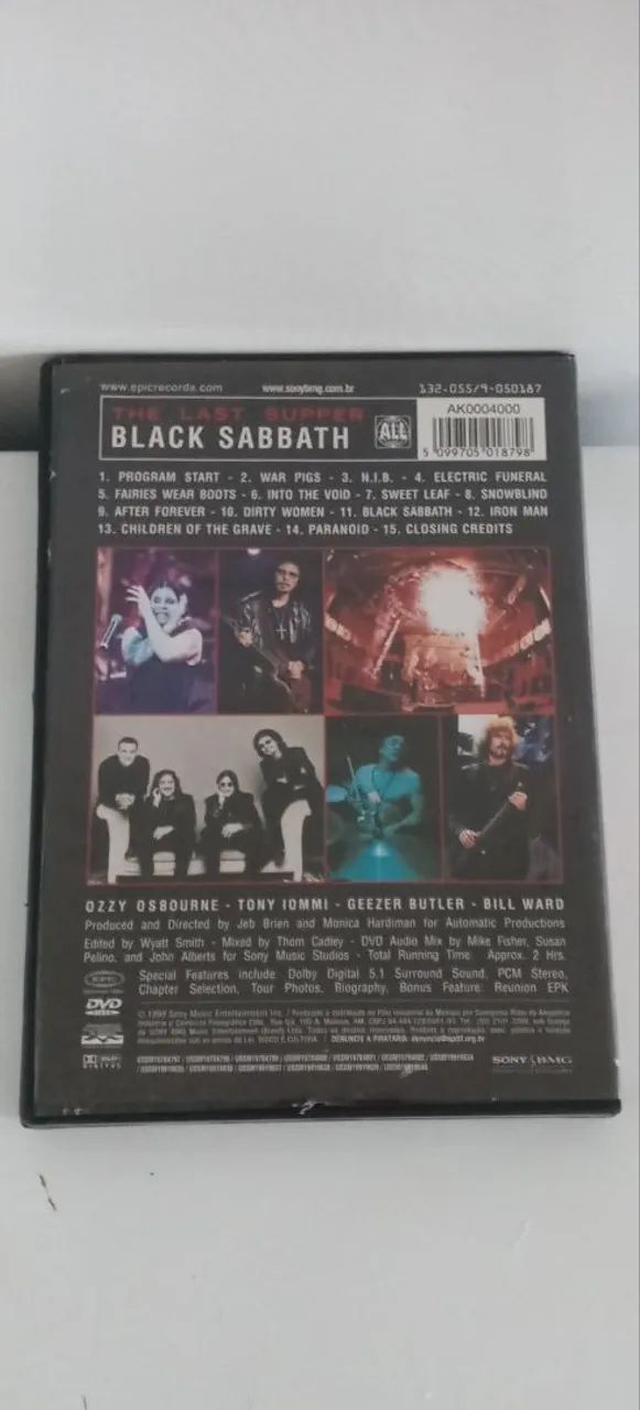 Dvd da Banda Black Sabbath - The Last Supper - Foto 4